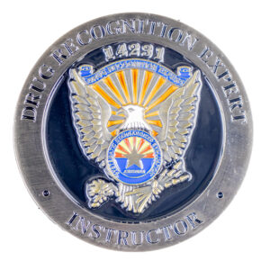 Drug recognition expert eagle Fridays With Frank challenge coin for sale