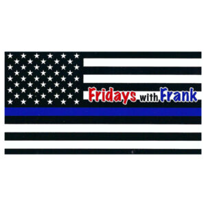 FWF Blue Line Flag Sticker